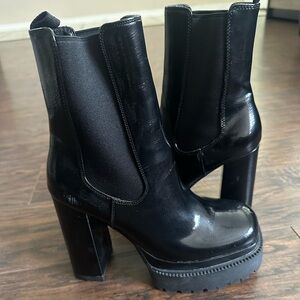 Forever 21 Black Ankle Boots